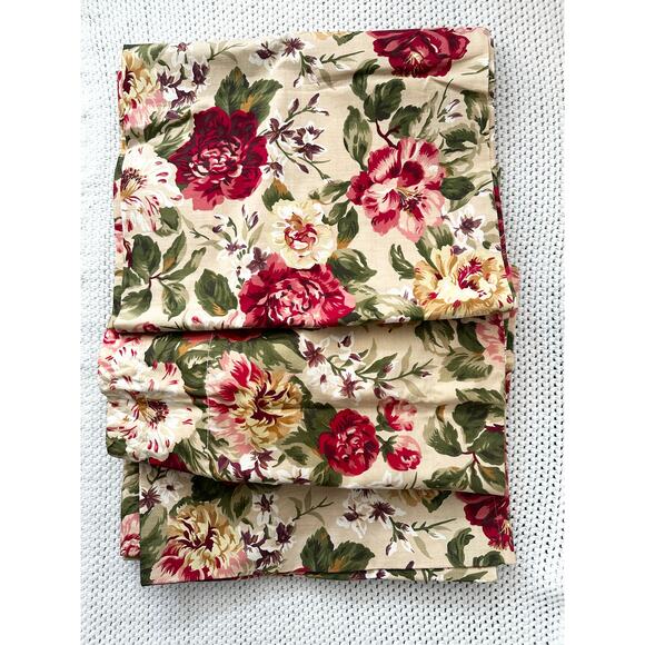 Ralph Lauren Vintage Constance Floral 3 Large Pieces Fabric Scrap Repurpose Read - Picture 6 of 6